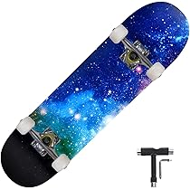 Amazon.co.jp: Yioufanスケートボード 8層のカナダのカエデ材31x8