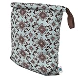 Planet Wise Roll Down Wet Diaper Bag, Aqua Swirl, Large by Planet Wise Inc. [並行輸入品]