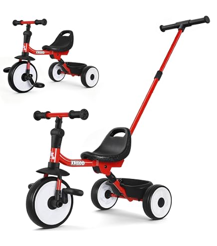 Amazon.co.jp: besrey 子供三輪車 ベル付き 収納三輪車 2in1 1歳 2歳 3