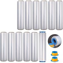Amazon.co.jp: 12本セット JINKEI ストレッチフィルム 12μ 厚さ薄手 