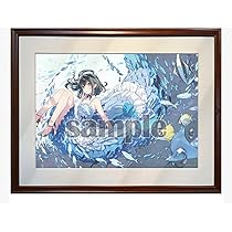 カントク　版画　直筆サイン入り　アールビバン　アールジュネス カントク直筆サイン入りジークレー「Listening」アールジュネス