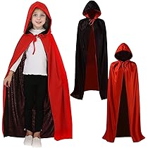 Amazon.co.jp: MORYTRADE マント コスプレ 黒 赤 ハロウィン