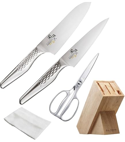 ☆関孫六☆新品未開封品ダマスカス三徳&ペティナイフ2本セット 関孫六 貝印 ダマスカス 包丁2本 + シャープナー 3点セット