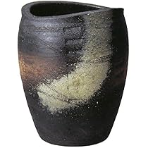 【信楽焼 傘立】窯変たわみ傘立 古窯変たわみ傘立 （信楽焼き・陶器・傘立て・梅雨・雨・玄関