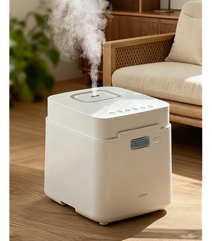 Amazon.co.jp: 象印マホービン 加湿器 スチーム式 4.0L グレー EE-DF50