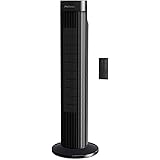 Pro Breeze タワーファン 首振り たて型扇風機 スリム 風量3段階 静音 リモコン付 オシャレデザイン メーカー1年保証