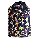 (レスポートサック)LeSportsac ナイロン リュックサック BABY UTILITY BACKPACK ベビー ユーティリティ バックパック ZOO CUTE B ズーキュート 4263 D8