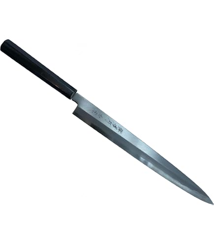 Amazon | 堺孝行 白虎（白一鋼） 柳刃 240mm 正夫 サヤ付 包丁 青木