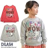 (ディラッシュ) DILASH 秋'15 裏毛ロゴトレーナー 80 ローズピンク