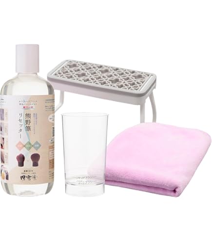 Amazon.co.jp: 【メイクブラシがふわっふわに】 博雲堂 熊野筆