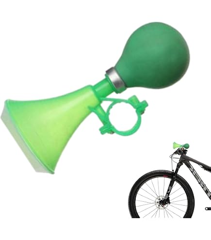 Amazon | PAMINGONO 赤色の自転車ホーン プラ製金属製耐久性 多くの
