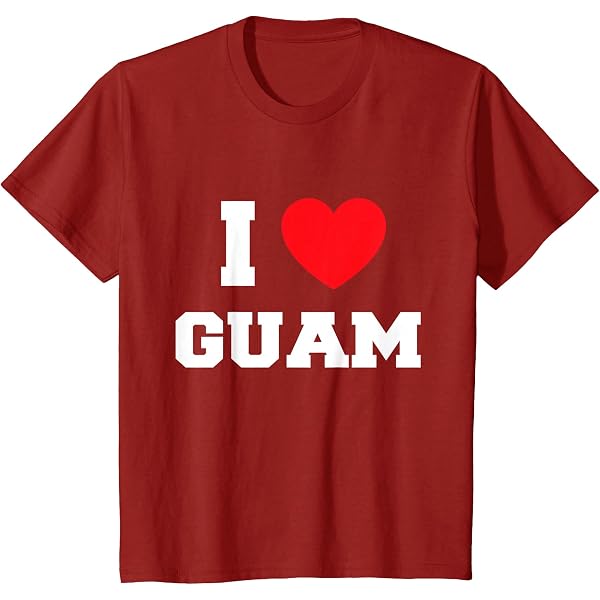 Amazon | I Love Guam Tシャツ | Tシャツ・カットソー 通販