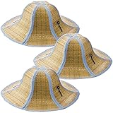 ベトナム 土産 ベトナム帽子 3枚セット (海外旅行 ベトナム お土産）