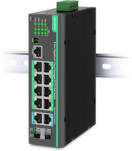 LINOVISION 産業用8ポートフルギガビットPOE LINOVISION 産業用8ポートフルギガビットPOE Amazon.co.jp