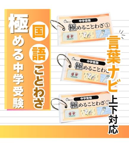 Amazon.co.jp: 069 中学受験国語 重要語句カードセット 暗記カード