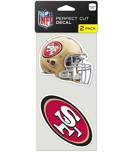 San Francisco 49ers Helmet Vinyl Decal Sticker | Choose From 5 Sizes For Car, Laptop, Helmet 2 thumbnail image