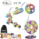 CONDIS 出産祝い マグネットおもちゃ 男の子 女の子 知育玩具 磁石ブロック マグネットブロック 積み木 人気 磁気ブロック・他の車輪・観覧車・パネルパーツ 誕生日 子供 想像力と創造力をマグ・