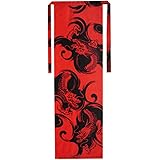 Ririen Dye Echu (Fundoshi) 100% Cotton, Made in Japan, Men's One Size Fits Most, Red Dragon