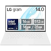 Amazon.co.jp: 【超長時間駆動×14インチ】LG gram/軽量（1120g