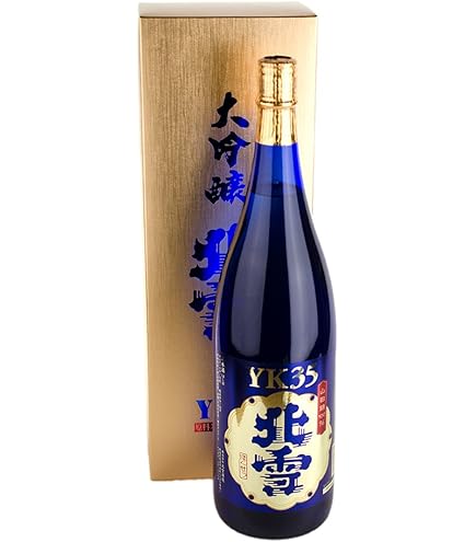 Amazon.co.jp: 北雪酒造 北雪 大吟醸YK35 雫酒 1800ml .e お届けまで20