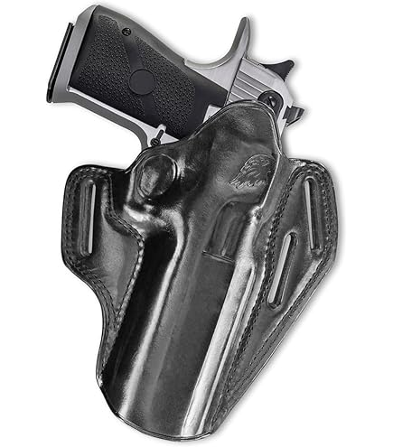 Amazon.co.jp: プレミアムレザー縦型ショルダーホルスター、ダブル