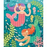 Petit Collage Playful Mermaids 64 Piece Tin Puzzle [並行輸入品]