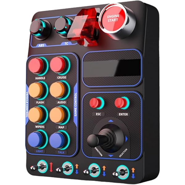 Amazon | SIMPUSH シムレーシング用品 ボタンボックス button box