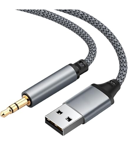 Amazon | WUXIAOCSG USB to 3.5mm 音声変換ケーブル 3m USB to