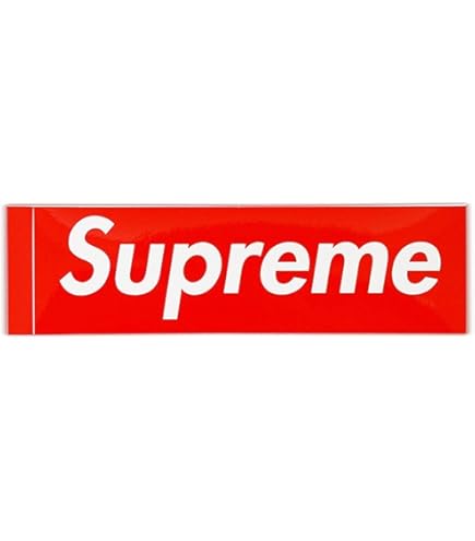 Amazon.co.jp: Supreme(シュプリーム) ボックスロゴ ステッカー