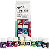 Mont Marte 布絵の具 ファブリックペイント8色 x 20ml DIYに適しています