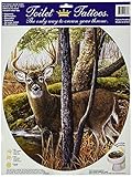 High Quality, Toilet Seat Cover Decal,Deer Creek, Size Round