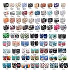 iZiv新生児4おむつを選択4厚いおむつ付きオーガニック幼児防水/調整/再利用可能/洗えるポケット布おむつのフィット赤ちゃん0.5-3歳