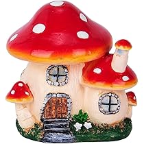 きのこハウス 楽天市場】庭 ソーラーライト きのこ家 ライト 置物 樹脂 可愛い