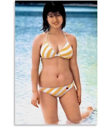 Amazon.co.jp: 河合奈保子 歌手 若い頃4レトロポスター アートパネル