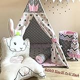 夢_ホームFox Baby Play Mat – CartoonフロアマットNon Toxic Girlジムカーペットコットン幼児One Piece 25.6x47.2inch