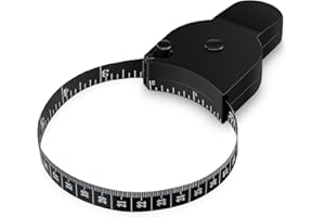 Tape Measure for Body Measurements - Retractable Fitness Tape with Locking Feature - Accurate Measuring Tool for Waist Chest 