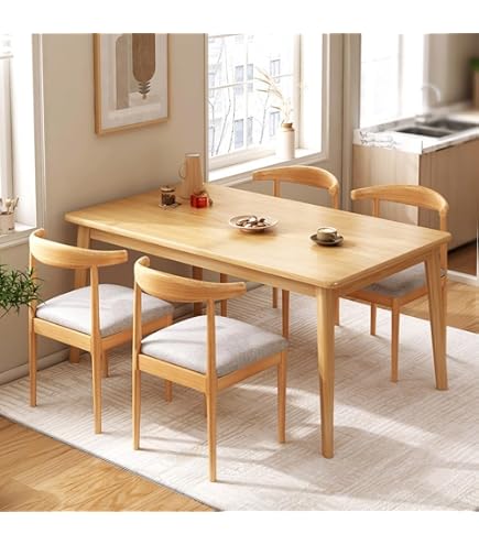 Amazon｜Deerouダイニングテーブルセット 4人用 ダイニングテーブル 5 