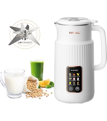 Amazon | 「1.2L熱/1.5L冷＆12H予約」 MACOLAUDER 豆乳メーカー 12つ