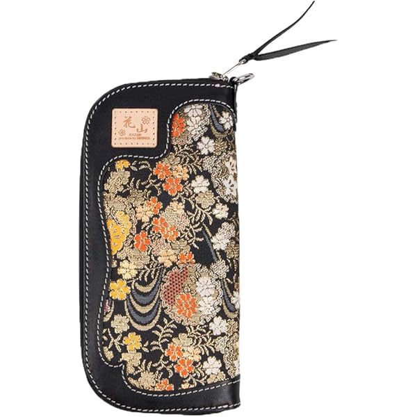 Amazon.co.jp: デグナー(DEGNER) 花山 ロングジップウォレット 京桜