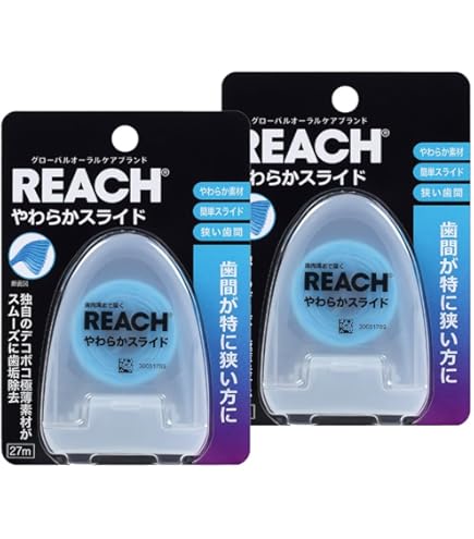 Amazon | リーチ デンタルフロス ワックス 50m 2個セット | REACH