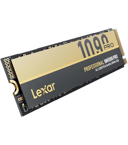 Amazon | Lexar NM990 SSD 4TB PCIe 5.0 x4 NVMe M.2 最大14,000MB/s