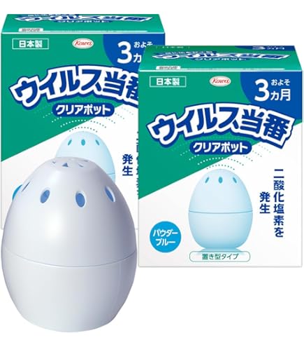 Amazon.co.jp: ウィルス当番 クリアポット 3ヶ月用 : ドラッグストア