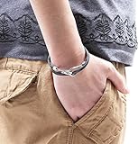 シルバーフッ ク革ヒモレザー