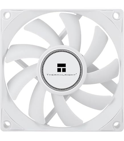 Amazon | Fosa 80 mm標準消音PCケースファン 超低騒音クーラー