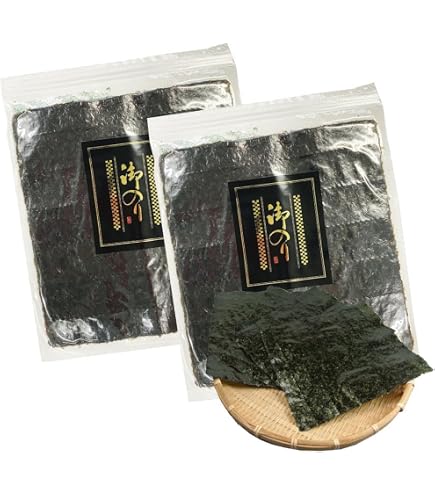 Amazon | 海苔専門店の 乾海苔 【 御徳用 きずのり 】 全型 10枚入り