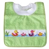 フェイラー FEILER スタイ よだれかけ COLLAR BIB ENTCHEN エンチェン DUCKLINGS カラービブ ダックリングス かぶるタイプ アップルグリーン【並行輸入品】
