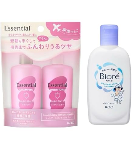 Amazon | 花王(Kao) エッセンシャル しっとりまとまる シャンプー