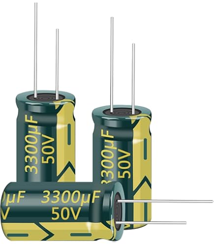 Amazon.co.jp: 高周波平滑用アルミ電解コンデンサー 25V 3300μF(105