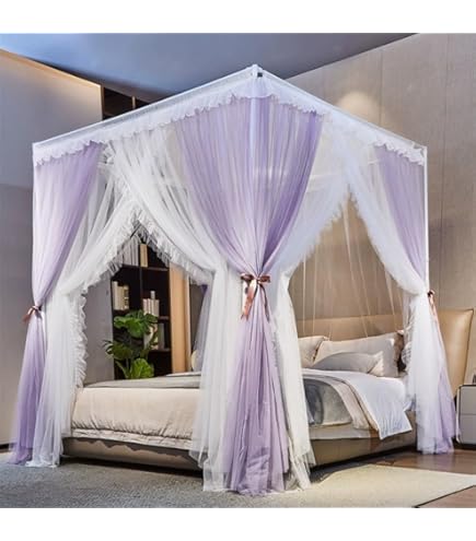 Amazon｜プリンセス 4 コーナーポストベッドキャノピー