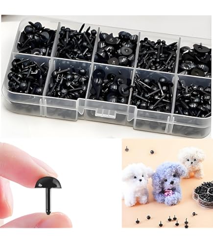 Amazon.co.jp: ドナリー ぬいぐるみ 目 パーツ 60個セット 6種類